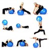 Gym Ball - Palla per esercizi palestra yoga ginnastica palla fitness addominali - con pompa a pedale