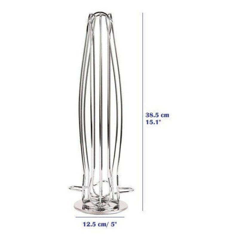 DOBO Contenitore porta capsule cialde caffè metallo 40 posti vertic...