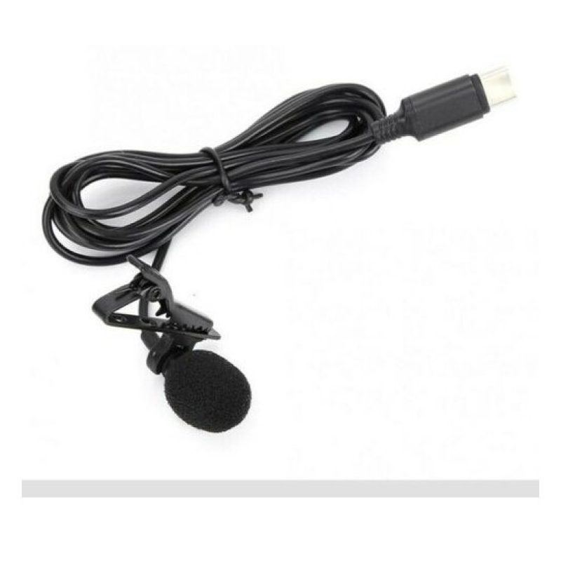 DOBO Microfono lavalier jack type C smartphone cellulare registrare...