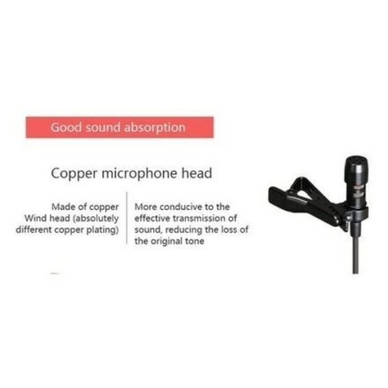 DOBO Microfono lavalier jack type C smartphone cellulare registrare...