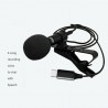 DOBO Microfono lavalier jack type C smartphone cellulare registrare...