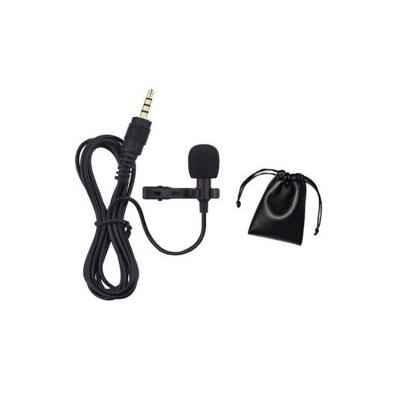 Microfono condensatore mic JH043 omnidirezionale jack 3,5mm smartphone cellulare