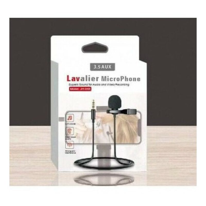 DOBO Microfono condensatore mic JH043 omnidirezionale jack 3,5mm sm...