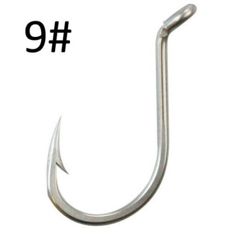 30x Ami da pesca acciaio pesca mare lago fiume serie 3,5,7,9,11,13 amo paletta