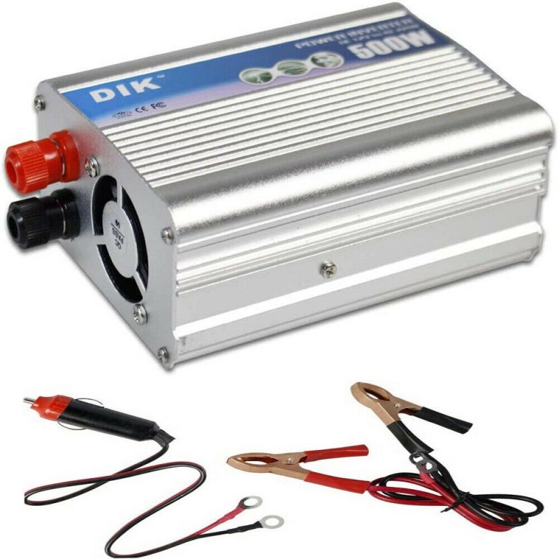Inverter 500 Watt 12V 220V trasformatore invertitore auto barca campeggio pc USB