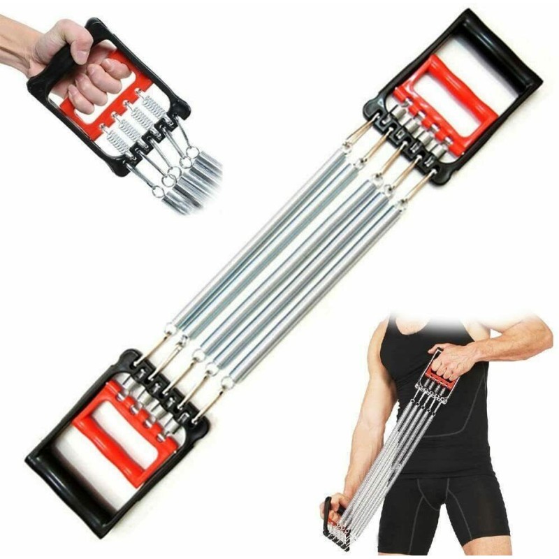 DOBO Estensore 5 molle acciaio allenamento braccia spalle petto tra...