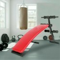 Panca fitness addominali palestra casa allenamento regolabile pieghevole schiena