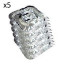 10X Salva piano cottura quadrato fornelli alluminio cucina grasso antiaderente