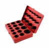 Kit o-ring oring valigetta da 419 pezzi guarnizioni gomma diverse misure assortite