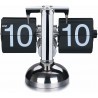 DOBO Orologio da tavolo vintage flip clock design elegante nero scr...