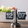 DOBO Orologio da tavolo vintage flip clock design elegante nero scr...