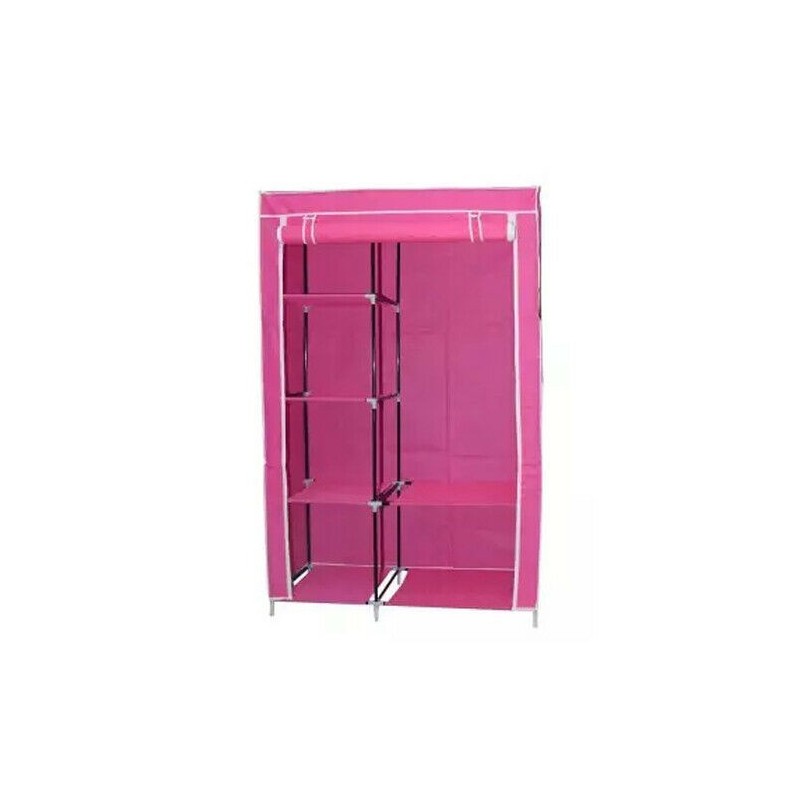 Guardaroba salva spazio armadio tessuto pieghevole portatile moderno camera casa - Colore Casuale