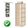 DOBO Organizer armadio portatutto pensile scarpe vestiti borse 5 ri...