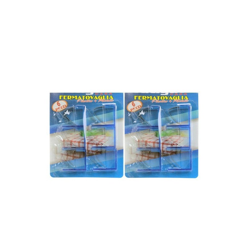 12x Fermatovaglia plastica e metallo tovaglie casa giardino gancio tavolo vento