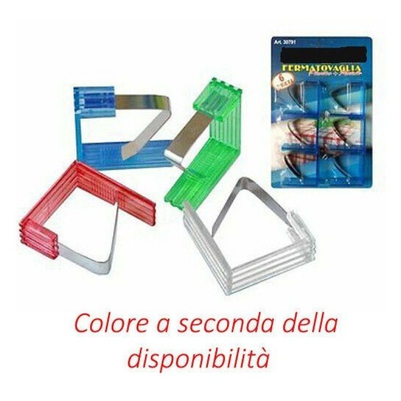 DOBO 12x Fermatovaglia plastica e metallo tovaglie casa giardino ga...