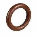 10x Anelli per tenda doccia legno 28 mm bastone tende 10 cerchi semplici casa