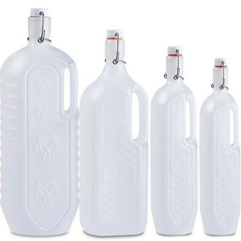 DOBO Bottiglia in polietilene 2L 1.5L 1L 0.5L riutilizzabile acqua