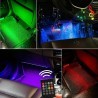 DOBO Kit 4 strisce led RGB cambio colore ritmo musica telecomando s...