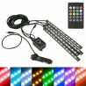 DOBO Kit 4 strisce led RGB cambio colore ritmo musica telecomando s...