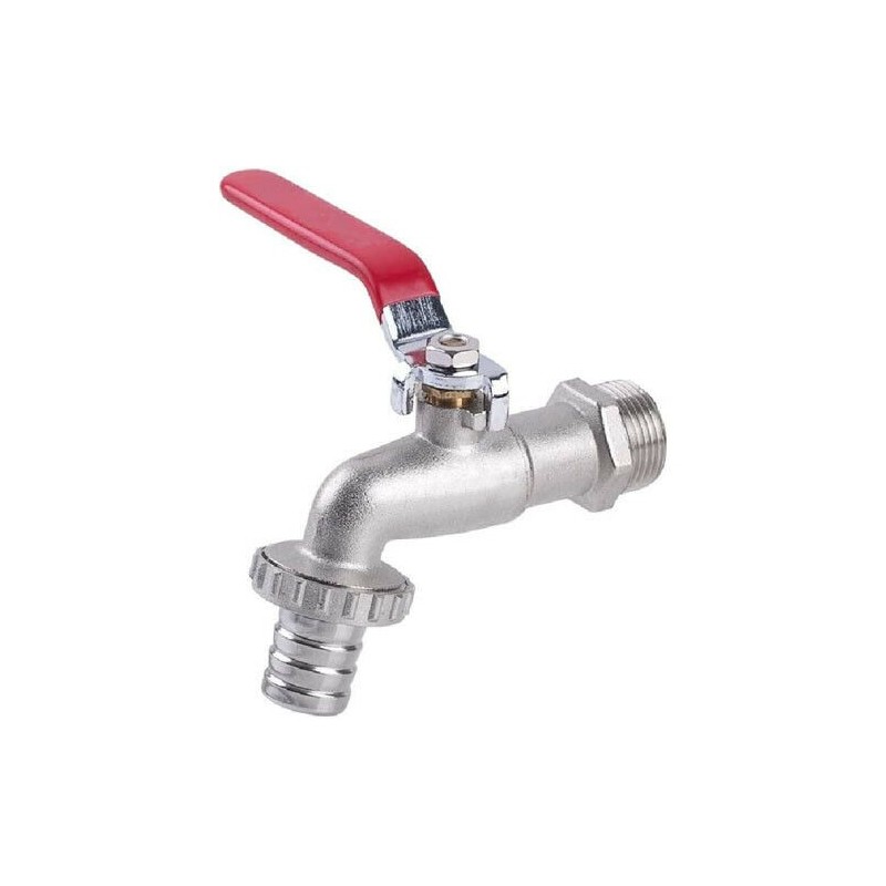 Rubinetto a sfera per esterno giardino giardinaggio ottone fontanella idraulica