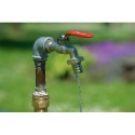 Rubinetto a sfera per esterno giardino giardinaggio ottone fontanella idraulica