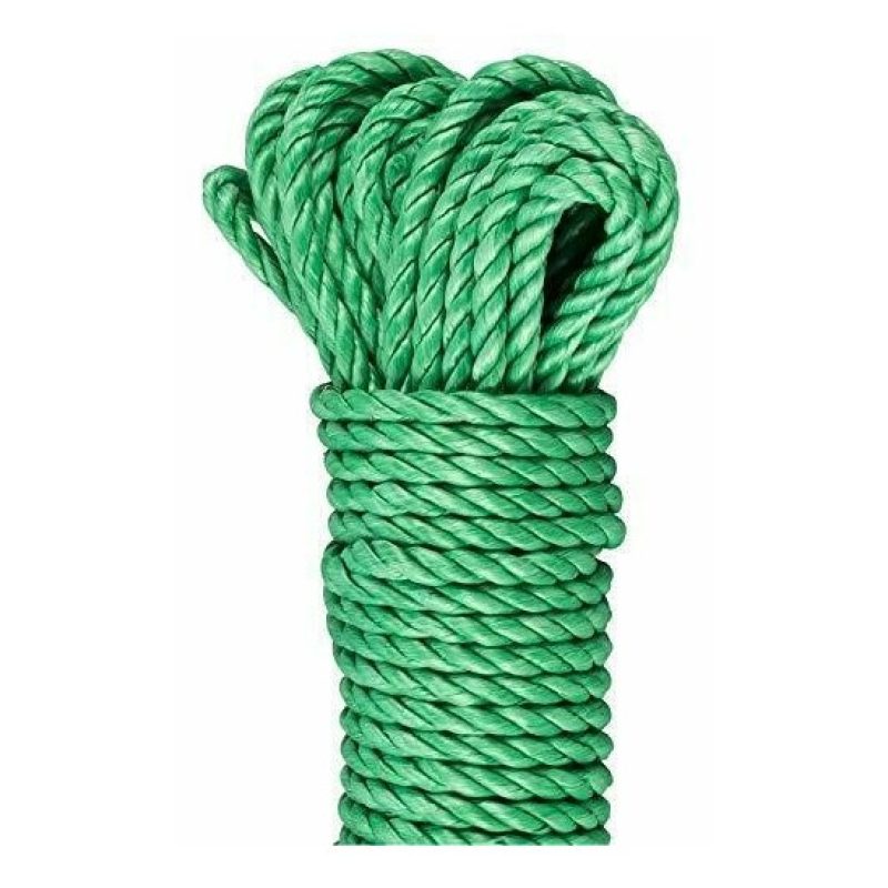 DOBO Corda 15 M in polipropilene resistente intrecciata verde multi...