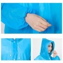 Poncho impermeabile per pioggia mantella pesca ciclismo caccia anti pioggia blu