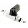 DOBO Rubinetto a sfera 3/8 attacco maschio femmina cromato mini val...