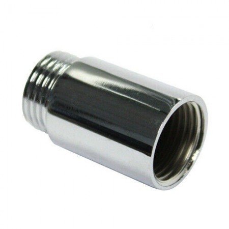 Giunto dilatatore 25,30,40,50 mm raccordi acciaio cromato tubi filettati giunti