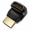 DOBO Adattatore HDMI angolato 90 gradi connettore maschio femmina T...