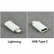 Adattatore convertitore cavo da Type C a Lightning CB-162 maschio femmina carica