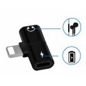 Adattatore convertitore di carica e cuffie connettore OTG lightning maschio LGT
