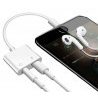 DOBO Adattatore cuffie e caricatore doppio splitter caricabatterie ...