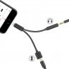 DOBO Adattatore convertitore cuffie caricatore Lightning Jack 3,5 m...