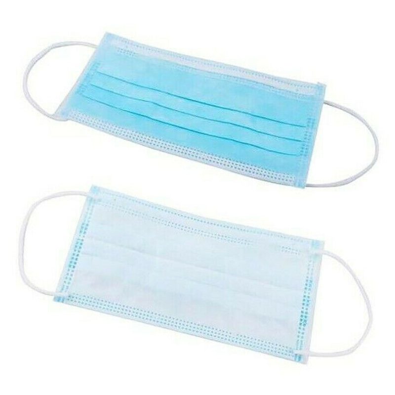 DOBO 50x Mascherine per adulti chirurgiche blu mascherina protezion...