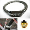 DOBO Lucchetto catena per bici bicicletta sicurezza antifurto combi...