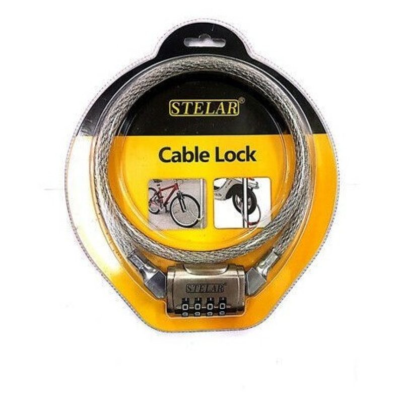 DOBO Lucchetto catena per bici bicicletta sicurezza antifurto combi...