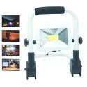 Faro LED batteria ricaricabile 30W multifunzione COB pieghevole faro da lavoro