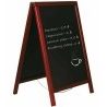 DOBO Lavagna nera cavalletto doppia faccia 50x85 cm cornice legno b...