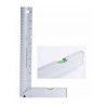 DOBO 2x Set squadre per falegname in alluminio con livella bolla 45...