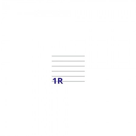 10x quaderno monocromo by Pigna A4 tinta unita 80g a righe rigatura grande - 1R