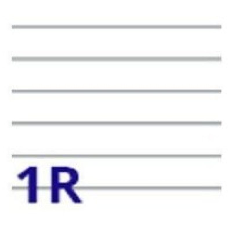 Pigna 10x quaderno monocromo by Pigna A4 tinta unita 80g a righe ri...