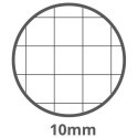 40x Fogli ricambio rinforzati A4 raccoglitori quadretti grandi elementari 10mm