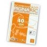 Pigna 40x Fogli ricambio rinforzati A4 raccoglitori quadretti grand...