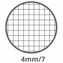 40x Fogli ricambio rinforzati raccoglitori quadretti piccoli medie superiori 4mm