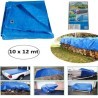 DOBO Telo occhiellato copertura blu antigelo impermeabile antistrap...