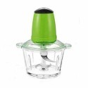 Mini tritacarne verdure elettrico con contenitore 2L verde multifunzione cucina