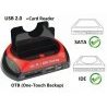 DOBO staiDocking station HDD hard disk 3.5 2.5 sata ide 2 HD box ca...