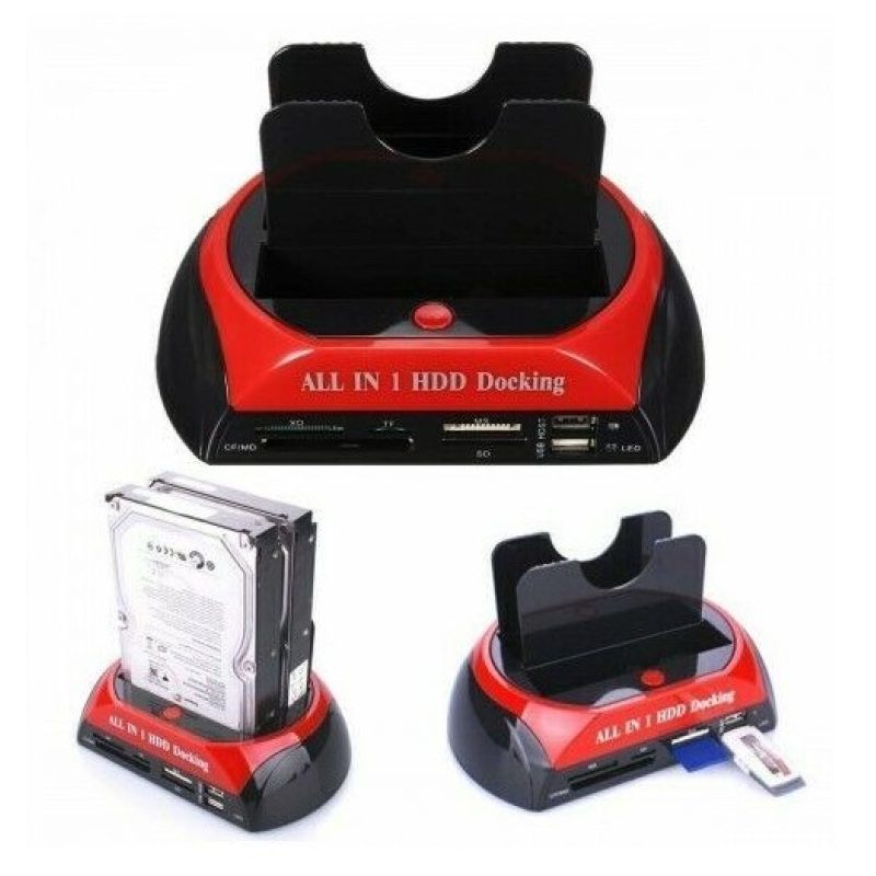 DOBO staiDocking station HDD hard disk 3.5 2.5 sata ide 2 HD box ca...