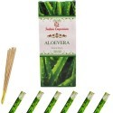 120x Bastoncini di incenso Aloe vera 6 pacchetti profumo ambiente aroma purifica